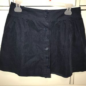 Forever21 corduroy skater skirt w/ buttons